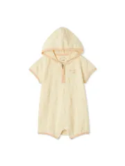 [ジェラート ピケ] BABYバリエーションパイルロンパース PBCO252445 ユニセックスベビー YEL 70