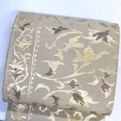 唐花模様　更紗模様　レース　金糸　くすみカラー　着物　034tz