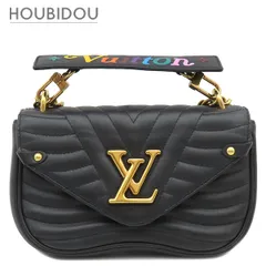 ルイヴィトン LOUIS VUITTON 2WAYバッグ ニューウェーブ チェーンバッグ PM カーフ ブラック ゴールド金具 黒 ショルダー ハンドバッグ  M51683 RFID【中古】