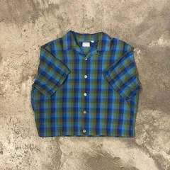 60s TOWNCRAFT S/S OMBRE CHECK SHIRT タウンクラフト 半袖 オンブレ チェック シャツ メンズ Lサイズ 古着 ヴィンテージ カジュアル アメリカ USA  Penneys JCPenney