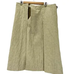 ワイズ Ys 裏地キルティング ウール ナイロン 混紡 オーバーサイズ スカート レディース JPN：3 