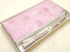 平和屋着物＊夏物　和装小物　帯締め・帯揚げセット　花柄　レース組　平組　正絹　逸品　未使用　AABH6737ay