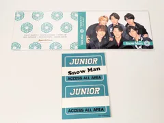 新品未開封 Snow Man Jr時代(6人時代) グッズ 2点セット フォトアルバム Johnnys' Island 2018/ステッカー ジャニーズJr.チャンネル 2018