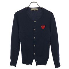 コムデギャルソン ネイビー カーディガン サイズM WooL100% - メルカリ