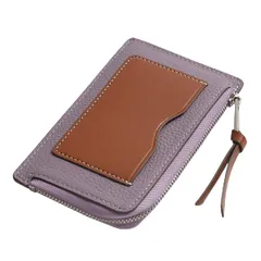 【新品】 [Ganve] フラグメントケース レディース 本革 御洒落 パスケース 小銭入れ付き 牛革 定期入れ 両面用 可愛い コインケース ミニ 薄い ブランド 財布 女性 おしゃれ 軽量 ICカードケース 薄型 スリム レディース パス入れ カード入 1