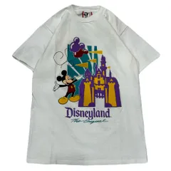 USA製 Disney mickey ディズニー ミッキーマウス 白 Sサイズ No.EA87