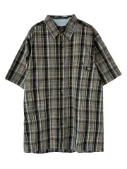 2XL DICKIES ディッキーズ チェックパターン コットン 半袖 シャツ