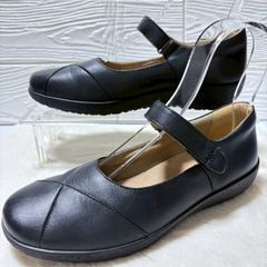 極美品✨SIDAS ストラップ シューズ レザー 黒 22.5㎝ - メルカリ
