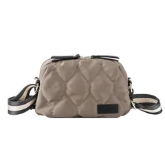 【新品】 [リズデイズ] ショルダーバッグ レディース 軽い 小さめ お財布ショルダー ポシェット 撥水 旅行 サブバッグ (グレーベージュ/ブラック) 1