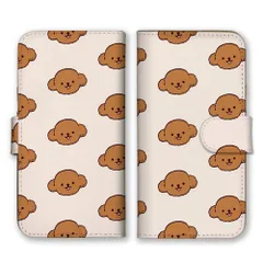 iPhone 16 ケース 手帳型 アイフォン16 スマホケース 携帯ケース トイプードル プードル 犬 イヌ いぬ かわいい 可愛い イラスト パターン カラー01