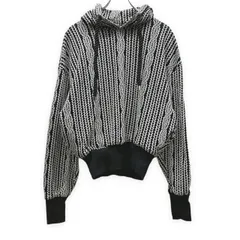 anrealage homme 24AW ROPE KNITTING JACQUARD SWEAT HOODIE ロープジャカードプルオーバースウェットパーカー 定46,200円のサムネイル