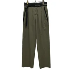 sacai 21AW Suiting Pants ベルテッドパンツ スラックス ボトムス 定価58,300円 21-02555M サカイ メンズのサムネイル