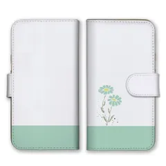 Redmi 12 5G ケース 手帳型 レドミ12 5G スマホケース 携帯ケース 花 はな フラワー デイジー イラスト シンプル おしゃれ 韓国 パステルカラー カラー05