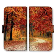 OPPO Reno9 A ケース 手帳型 オッポリノ 9A スマホケース 携帯ケース 秋 あき 紅葉 もみじ イチョウ 紅葉狩り オータム 写真 オレンジ カラー01