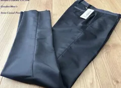 新品 COMME CA ISM コムサイズム メン べネサテン ストレッチ パンツ 09ネイビー Sサイズ 01FC02 定価9,800円のサムネイル