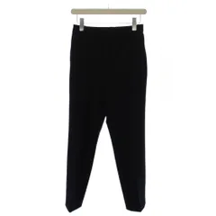 23区 オンワード樫山 マイスタンダード MYSTANDARD パンツ 36 黒 ブラック 無地 ベルトループ /LP