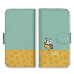 OPPO Reno 13A ケース 手帳型 オッポリノ 13A スマホケース 携帯ケース フクロウ ふくろう 梟 鳥 猛禽類 カラフル イラスト 森 自然 動物 キャラクター カラー04