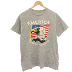 シンゾーン Shinzone Tシャツ カットソー 半袖 AMERICA プリント F グレー 19SMSCU90 /HNのサムネイル