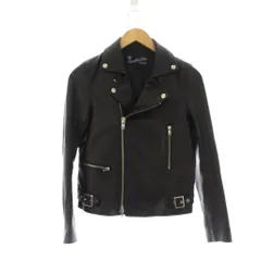 アーバンリサーチ サニーレーベル URBAN RESEARCH Sonny Label レザージャケット ライダース 上着 羊皮 36 黒 /JP