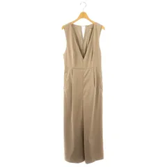 ジャスグリッティー JUSGLITTY 24SS Vネックサロペット ロングパンツ 1 グレージュ /MI ■OSのサムネイル