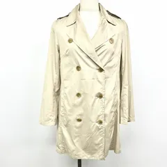 【中古】[印象AB] BEAUTY＆YOUTH UNITED ARROWS ビューティーアンドユース トレンチコート / パッカブルコート レディース ベージュ系 ポリ100% ボタン留め 薄手 極薄 裏地無し 無地 長袖のサムネイル