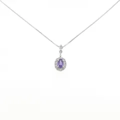 K18WG サファイヤ ネックレス 0.61CT
