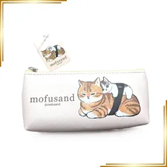 【新品】 モフサンド Mofusand ペンケース 台湾限定 猫 筆箱 ふでばこ 文具 収納 ポーチ 小物入れ 中学生 小学生 高校生 (すしにゃん) 0