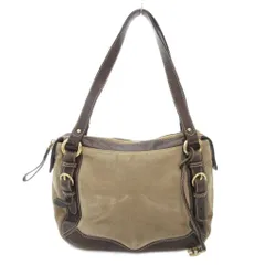 アイグナー AIGNER ハンドバッグ スエード レザー ベージュ /AE ■GY18のサムネイル