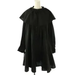 アプワイザーリッシェ Apuweiser-riche 襟付きピンタックミニワンピース 1 ブラック /ES ■OS