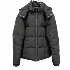【中古】[印象AB] URBAN RESEARCH アーバンリサーチ ダウンジャケット レディース 38 ブラック 黒 ポリ100%(ダウン80%＋フェザー20%) ハイネック ジップアップ 左袖にポケット 内ポケット無し 袖口ゴム ポケットがドットボタン留めのサムネイル