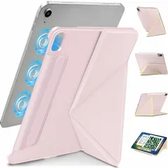 iPad A16 ケース(2025 第11世代 11インチ) 磁気吸着式 ipad 第10世代 (10.9インチ 2022) ケース 軽量超薄型タブレット ケース 縦置き横置き対応 折りたたみ式 角度調整可能 三角構造安定感 スタンド機能 オ 756f2186