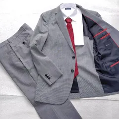 【春秋夏】MALE & Co. タカキュー スーツ A5 11K090AM 新社会人【リクルート卒業の次なる一手、洗練の千鳥格子】メイルアンドコー セットアップ グレー 背抜き エコライニング 上下 メンズ ジャケット フレッシャーズ スラックス ビジネス