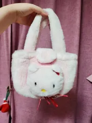 (廃盤/レアアイテム) レトロキティー ハローキティ ピンク ファー ミニ トートバッグ