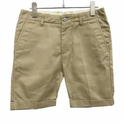 【中古】[印象AB] nano・universe|Dickies ナノユニバース|ディッキーズ チノショーツ / ショートパンツ / ハーフパンツ レディース S ベージュ ポリ×綿 ジップフライ 裾ダブル テーパードのサムネイル