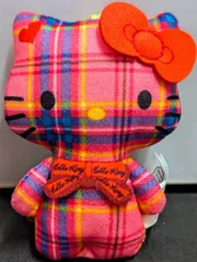 サンリオ ハローキティ50周年ぬいぐるみ第2弾 マクドナルドハッピーセット タータンチェック 2023年