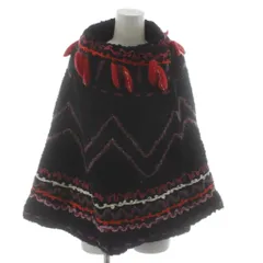 トクコプルミエヴォル TOKUKO 1er VOL マントコート ポンチョ ウール 9 黒 ブラック 1004430-99 /RRのサムネイル