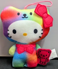 サンリオ ハローキティ50周年ぬいぐるみ第1弾 マクドナルドハッピーセット カラフルベア 2023年