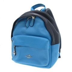 未使用級✨】COACH ビリー レザー リュック バックパック スカイブルー 