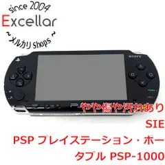 [bn:8] SONY　PSP ブラック　PSP-1000　本体のみ　液晶画面いたみ