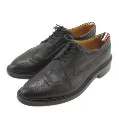トムブラウン THOM BROWNE ウィングチップ ビジネスシューズ レースアップ レザー US11 29cm ブラックのサムネイル