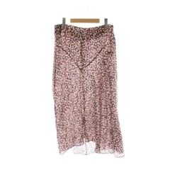 イザベルマラン ISABEL MARANT 総柄 スカート ロング 40 ネイビー ピンク /HK ■OSのサムネイル