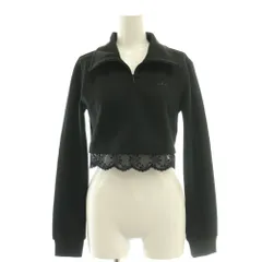 アディダスオリジナルス adidas originals トラックトップ プルオーバー カットソー XS ブラック IY9023 /DF ■OS ■SH