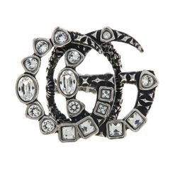 最終価格 グッチ✣マーモントGG✣クリスタル ブレスレットガーデン 