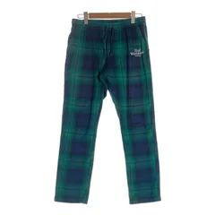 HUF ハフ CAMDEN PLAID TRACK PANT チェック トラックパンツ グリーン Size Mのサムネイル