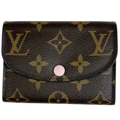 ルイ・ヴィトン Louis Vuitton ポルトモネ ロザリ コインケース モノグラム ブラウン ローズバレリーヌ M62361 レディース 【中古】
