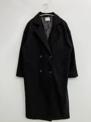 CLASSICAL ELF クラシカルエルフ チェスターコート M ブラック 無地 ロング丈 フードなし