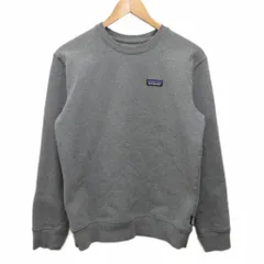 パタゴニア Patagonia P-6 Label Uprisal Crew Sweatshirt トレーナー スウェット ロゴ グレー S ■IBO91