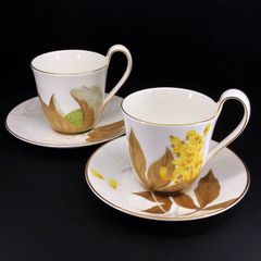 サンフラワー 3点セット トリオ 2客 ボーンチャイナ 英国製 スージー 