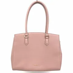 【中古】[印象A] ミッシュマッシュ MISCH MASCH ハンドバッグ 鞄 かばん カバン サイドにドットボタン 内ポケット×１ ベイクドピンク レディース 女性のサムネイル