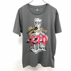 古著 傑尼斯事務所 Johnny & Associates 嵐20週年紀念巡迴演唱會 ARASHI Anniversary Tour 5×20 T恤 炭灰色 女款